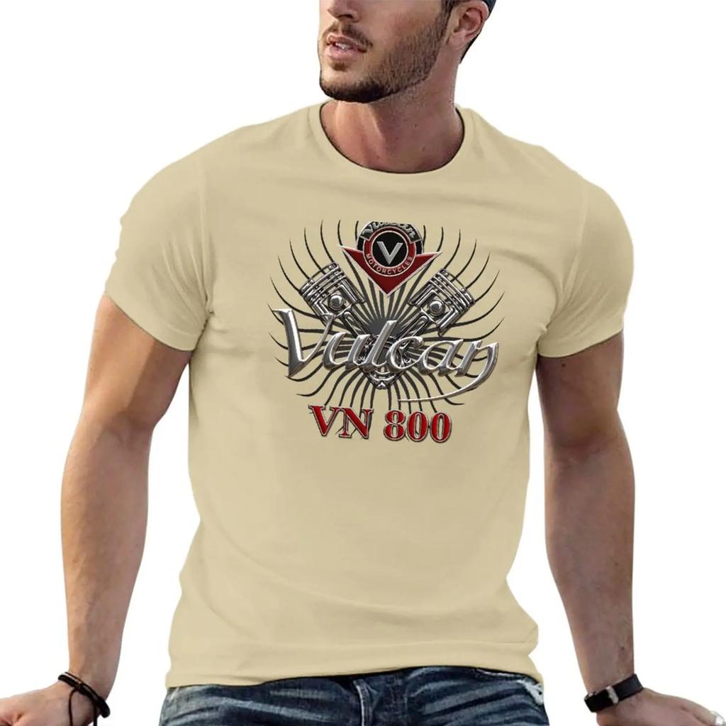 Футболка Vulcan VN 800 Поршни спортивные фанаты мужская одежда мужская тренировочная футболка