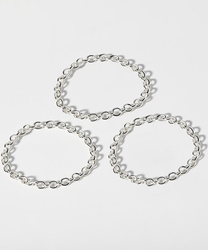 Helene Jewelry Серебряное кольцо на цепочке-имбирь из стерлингового серебра 925 пробы (Тип D)