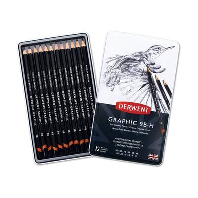 Графитовый карандаш для эскизов Derwent 9B-H (12 шт.)