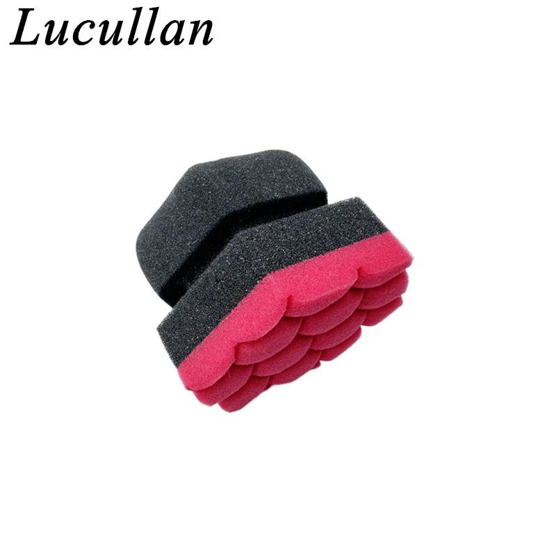 Многоцелевой пенный губчатый аппликатор Lucullan для детейлинга автомобиля, обеспечивающий беспроблемное нанесение аппликатора для шин
