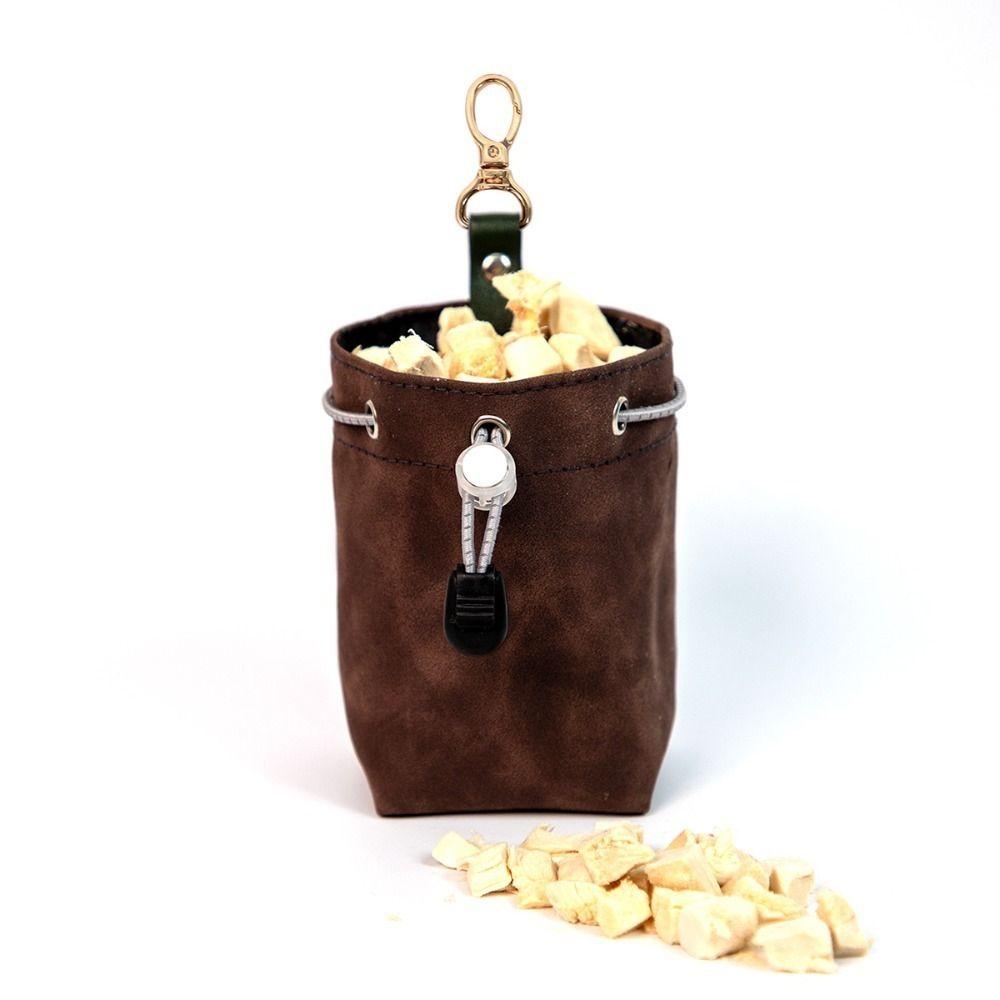Leak-proof Pet Training Treat Bag Waterproof PU Pet Food Storage Bag Dog Treat Pouch Dog Training