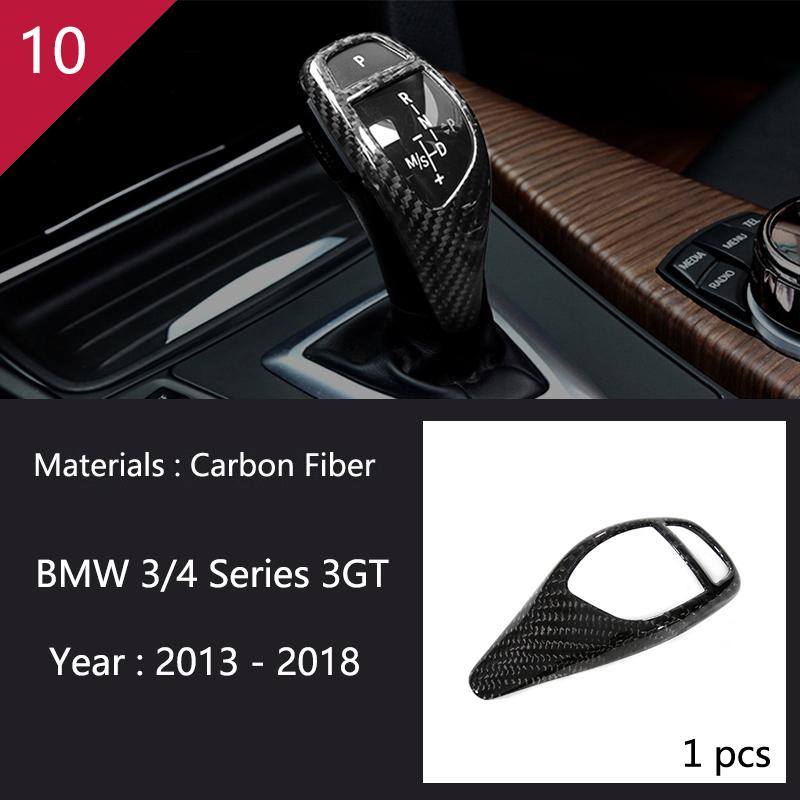 For q6 3 4 Series 3GT F30 F32 F34 Car Styling interior Gearshift AC CD button Panel Door Armrest Decoration Cover Trim Sticker q6