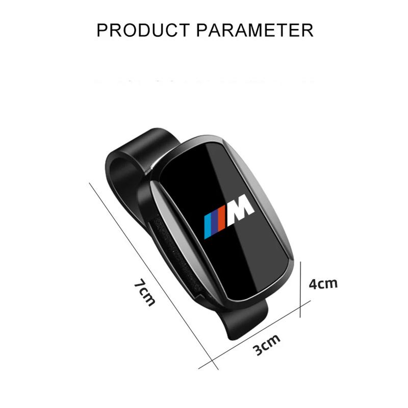 Car Sun Visor Glasses Clip Pressing Switch Eyeglasses Holder For BMW M Emblem E46 E36 E34 F10 E90 F30 E60 F30 E53 E30 E92 E87 GI7