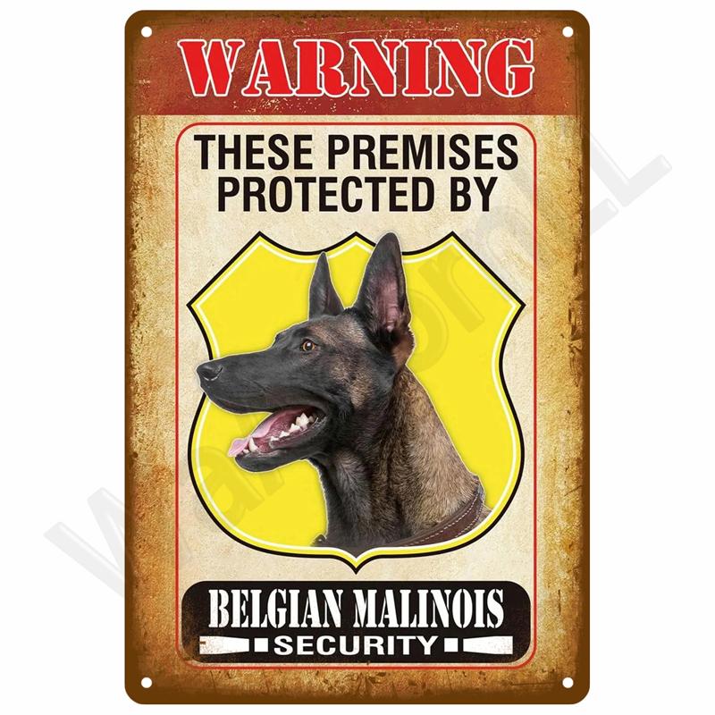 High Definition Tin Metal Sign Wall Art Vintage Retro Assorted Humorous Warning Signs Collection Featuring VelociraptorFre