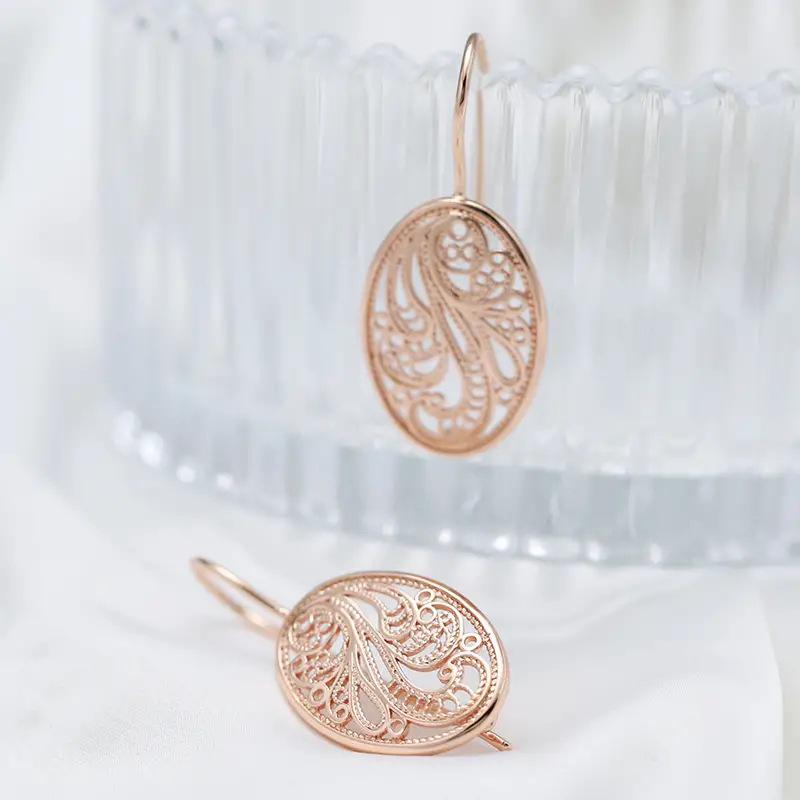 Кайи Ретро Геометрический Полый Узор Элегантные Украшения