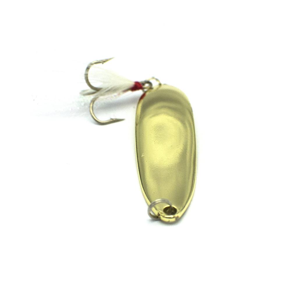 22 г рыболовная блесна для приманки в соленой воде тройной крючок из твердого металла спиннербейт кастинговая блесна золотая для лосося окуня 20 шт.