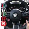 2026 Hot Sticker For Alfa Romeo Giulietta Mito Giulia Stelvio Brera 147 156 159 40mm Car Steering Wheel Emblem Sticker Central c