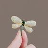 Luxury Dragonfly Brooch: Exquisite European & American Design Collar Pin with Niche Suit Styling