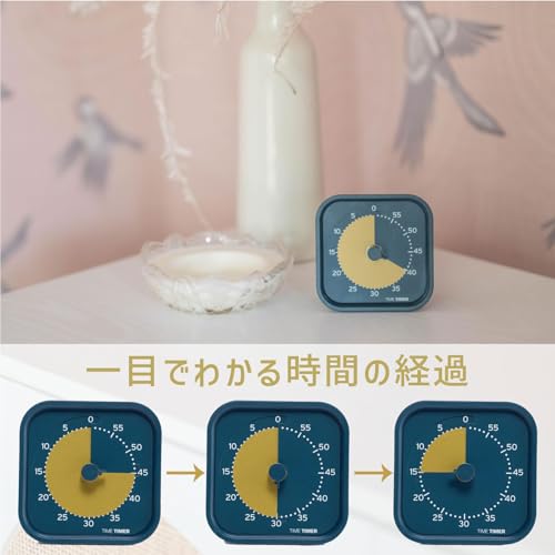 TIME TIMER MOD Home Edition 9 см 60 минут Time Time Mod Metallic Midnight Time Management Learning Time Timer TTM9-HMM-W Оригинальный продукт