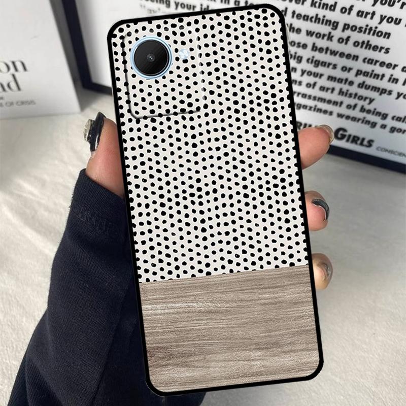 Бохо Ботанический Лист Корова Кактус Для Realme C55 C75 C67 C63 C51 C61 C53 C35 C65 C71 11 12 13 14 Pro Plus GT6 GT7 15 Pro Чехол