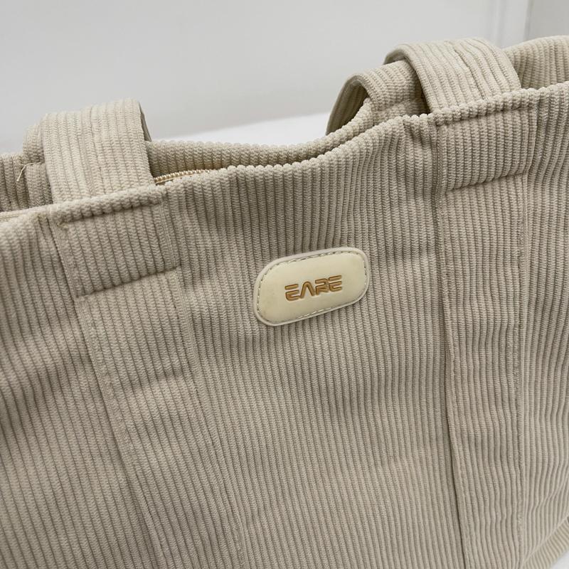 Вельветовая сумка Женская сумка через плечо Большая сумка