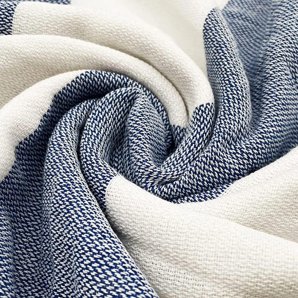 Турецкие пляжные полотенца 39*7" Большое пляжное полотенце Быстросохнущее Пескостойкое Турецкое банное полотенце для пляжа, бассейна, спортзала и ванной