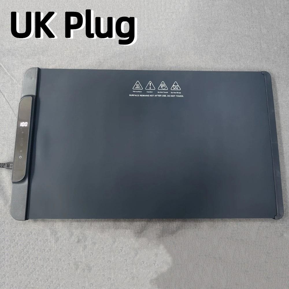 Нескользящий коврик для подогрева пищи с регулируемой температурой, электрический нагревательный поднос, бытовая столовая