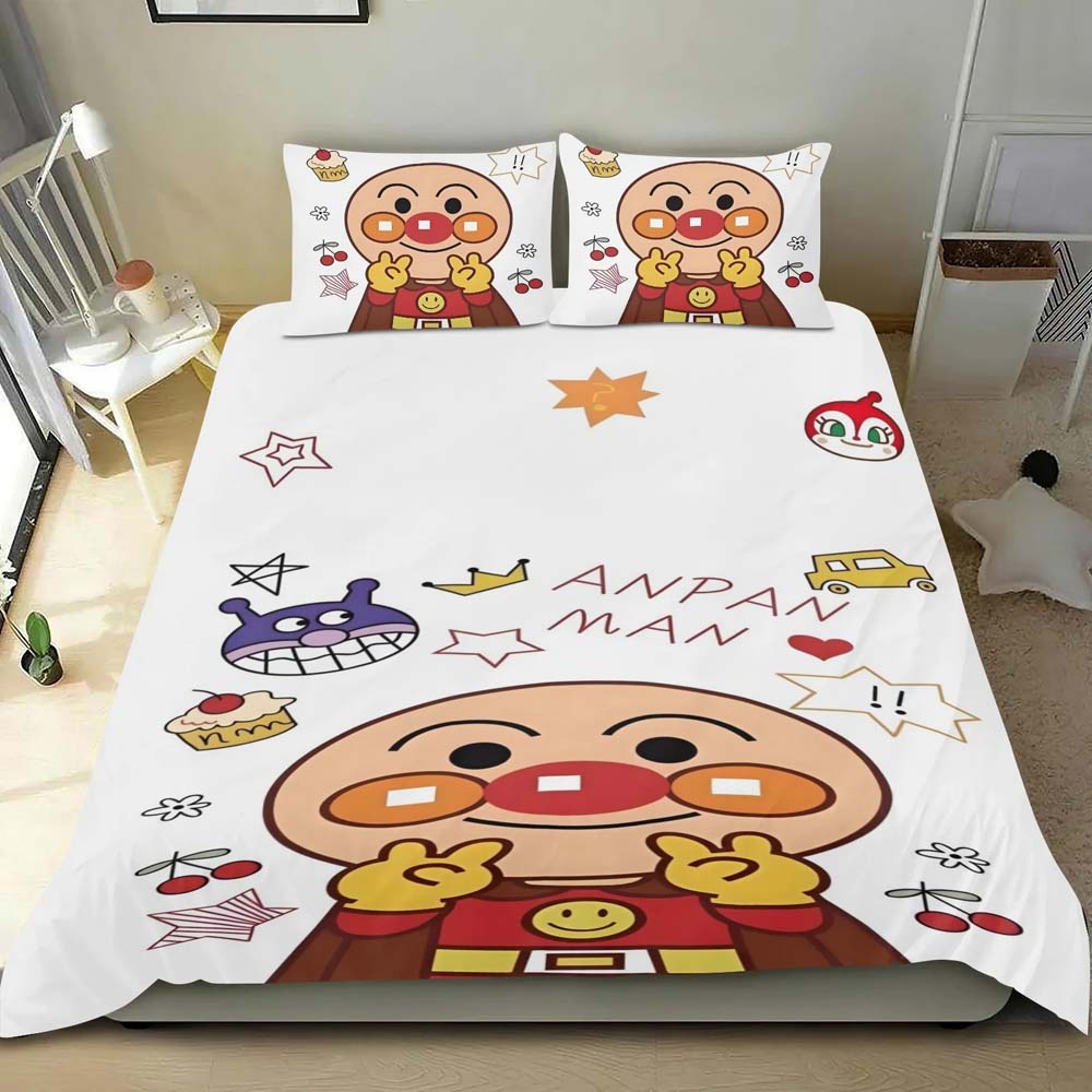 A-Anpanmans Bedding Set Girls Boys Duvet Cover For Outdoor Soft Comforter Bed Custom Quality Bedspread Birthday Present