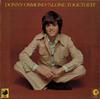 Виниловая пластинка DONNY OSMOND  Alone Together 2315210 MGM Records 1973 Великобритания Поп Б/у