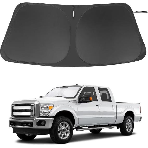 TINGLU Солнцезащитный козырек для Tesla Model X Tesla X 2016-2024 2025 Аксессуары Солнцезащитный козырек на лобовое стекло Защита от УФ-лучей Накидка на солнцезащитный козырек С