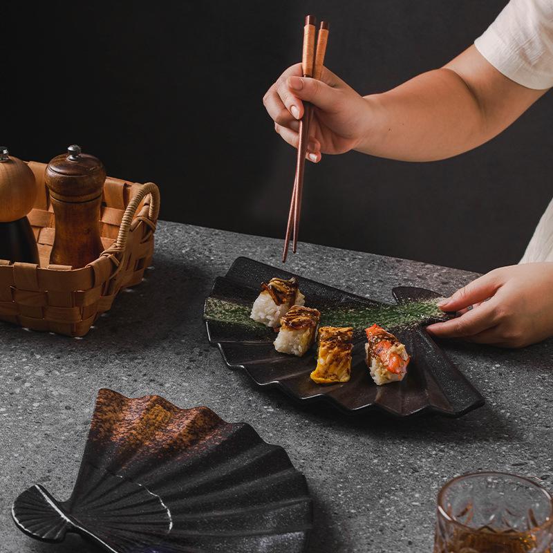 Тарелка для суши в японском стиле, креативная посуда, коммерческая, изакая, суши, ретро, тарелка особой формы