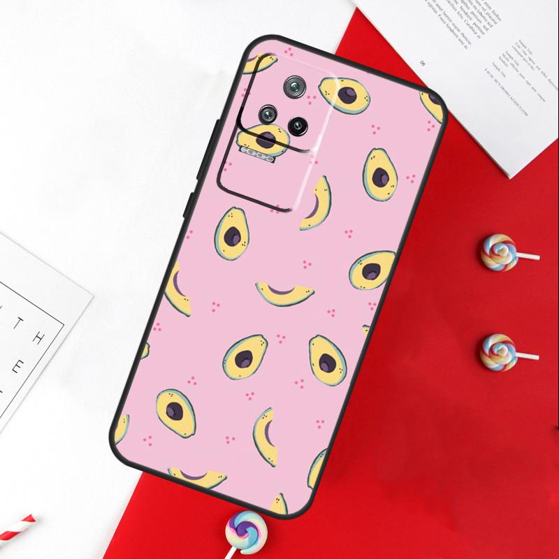 Милый коллаж с авокадо Чехол для Xiaomi 15 Ultra 13 14 11T 12T 13T 14T Pro POCO X7 Pro X3 X5 X6 M6 F5 F6 Pro Чехол