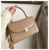 Pu Small Square Shoulder Bag For Women With Lock Closure Perfect For Daily Wear