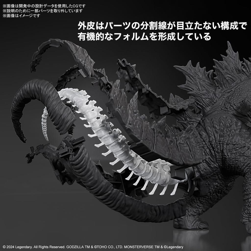 BANDAI SPIRITS Годзилла из x The New пластиковая модель (2024) «Godzilla Kong Empire» Цветовая кодировка