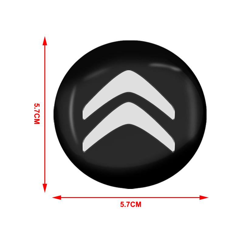 4PCS/lot 56/60mm Car Wheel Center Hub Caps Car Styling For Citroen C1 C2 C3 C4 C5 X7 Berlingo Xsara C8 C4L DS3 DS4 DS5LS DS6