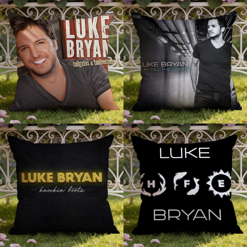 Luke singer B-Bryan Cushion Cover Home & Car Dual-Scene Pillow Cover: Reversible for Premium Comfort