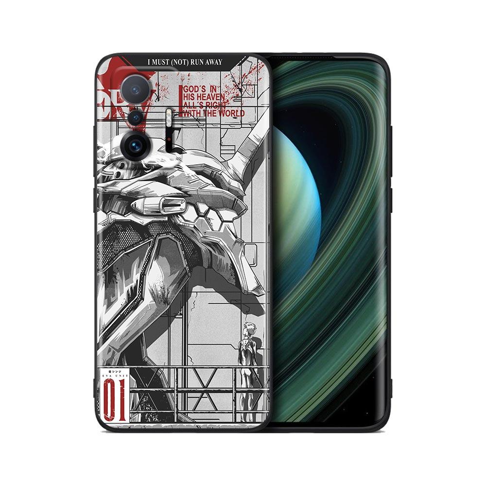 Аниме Neon Genesis Evangelion EVA чехол для телефона для Xiaomi Mi 12 12X 11 Lite 11X 11T X3 X4 NFC M3 F3 GT M4 Pro NE 5G силиконовый чехол