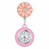 Lancardo Nurse Watch, Clip-on Pocket Watch for Nurses, Unisex, Easy-to-Read Numerals, Flower Petal Design, Fashionable, Cute, Gift for Birthdays, Stre
