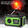 12000mAh Emergency Weather Radio AM FM NOAA Flashlight Solar Hand Crank Powered Portable Outdoor Radio Reading Lamp SOS Alarm