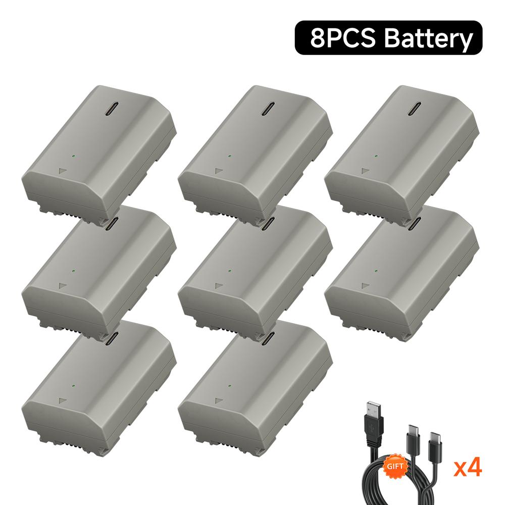 PALO NP-FZ100 NP FZ100 Np Fz100 Battery+Type C Port for Sony A6700 BC-QZ1 Sony Alpha A9 a7R III A7 III A7R3 a7R IV A6600 ZV-E1