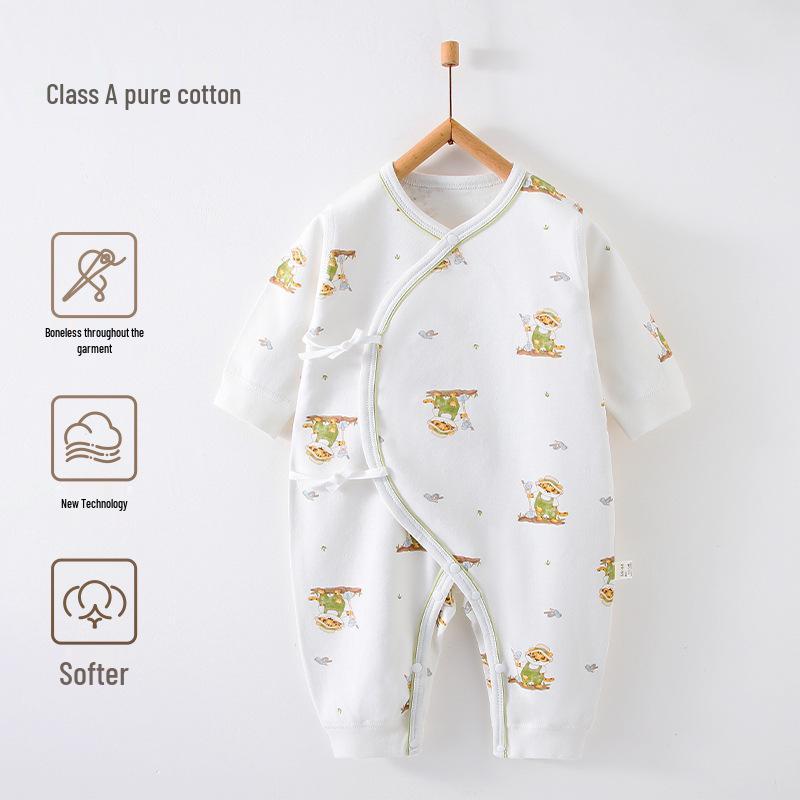 Детский боди из чистого хлопка - Монашеский комбинезон для новорожденных на все сезоны (0-3 месяца)