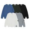 STONE 25FW Unisex Ribbed Badge Crew Neck Knitwear Sweater