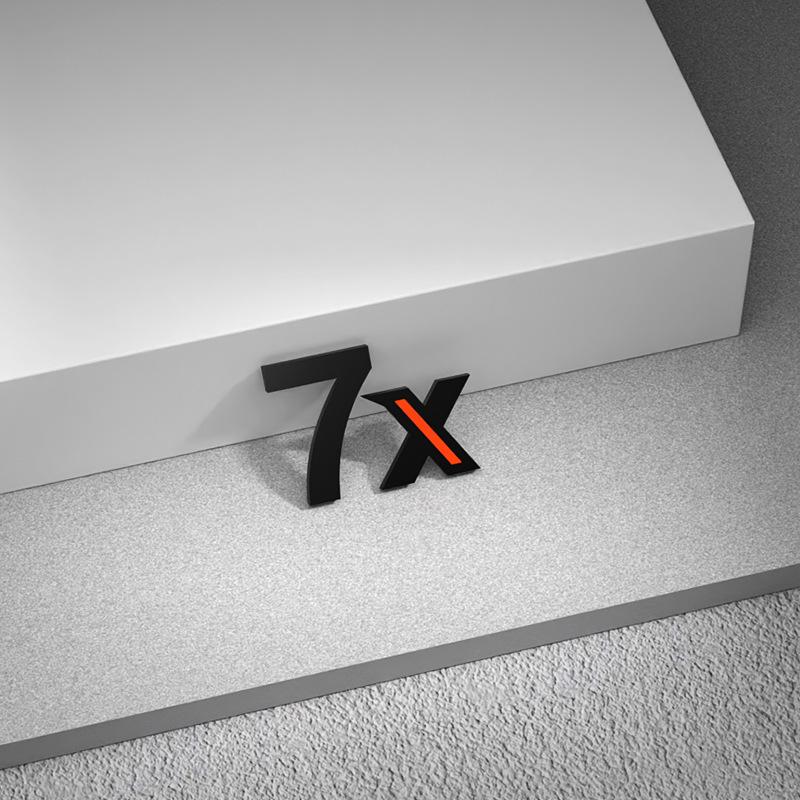 Черный Воин Автомобильная эмблема для моделей Zeekr 007GT/001/7X/009/007