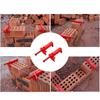 2Pcs Brick Line Clips Line Runners 7.87-9.45inch Clamps Brick Line for Positioning Bricklaying Pullers Line Stretchers