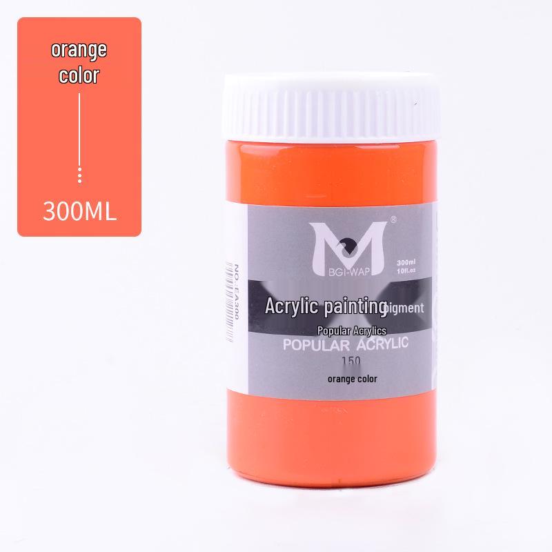 Meibang Special White Metallic Acrylic Paint for DIY Plaster Doll and Wall Painting