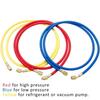 4000psi R410A 1,5 м/1,2 м/0,9 м Шланг для хладагента для кондиционирования воздуха Подходит для R410A 3-ходовые шланги для заправки кондиционера Трубка 1/4 резьба 5/16 дюйма