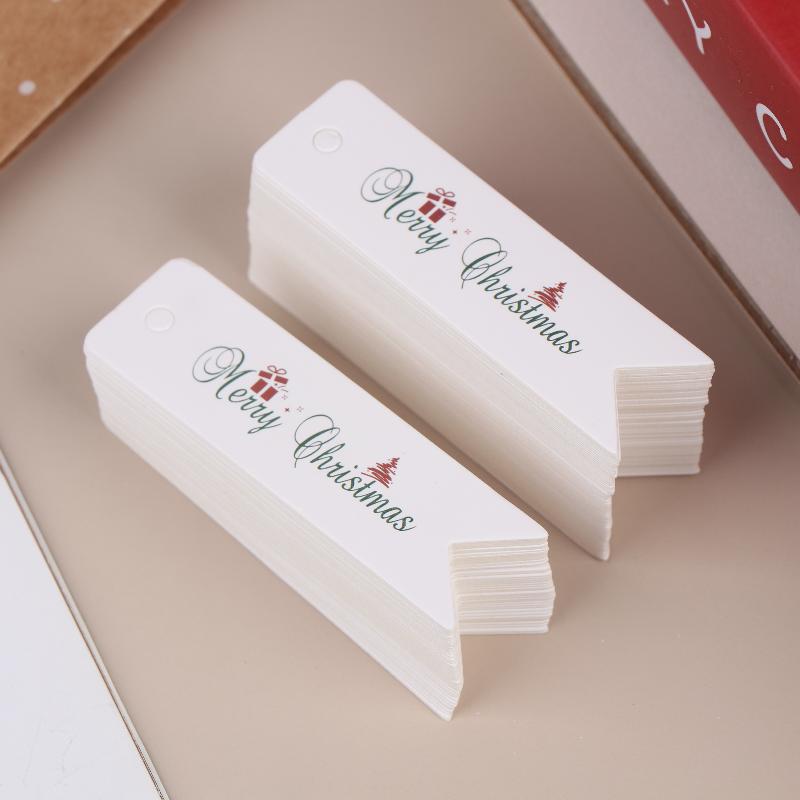 100 шт. Декоративные рождественские подвесные бирки; Идеально для персонализации праздничных подарков