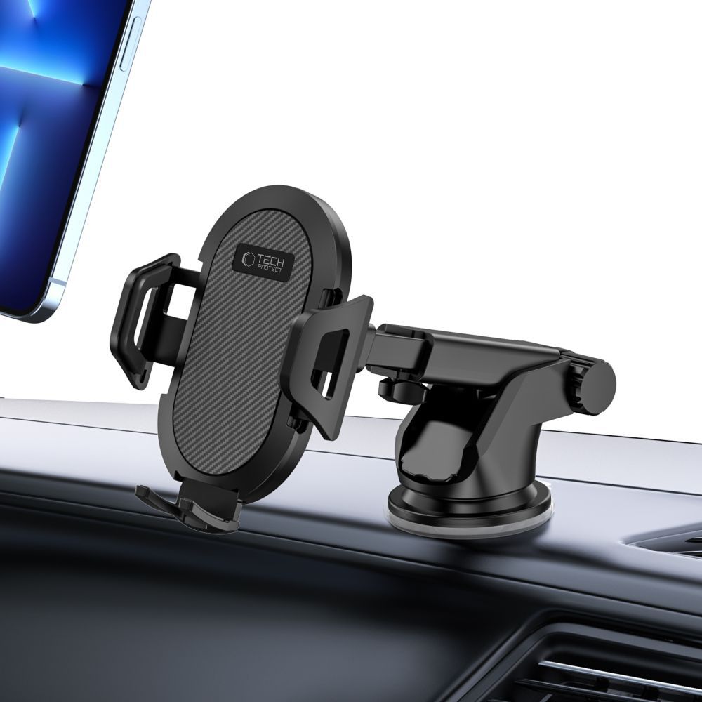 Tech-Protect V1 Universal Windshield & Dashboard Car Mount Black