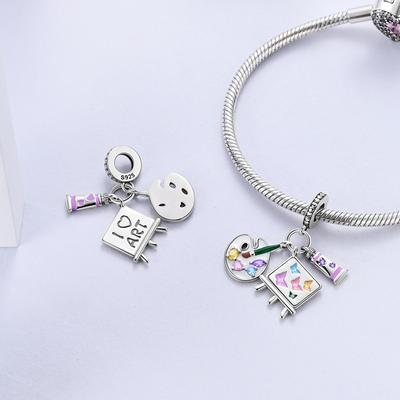 Оригинальные кулоны-картины Charmscopper подходят для браслетов-цепочек Charms Для женщин Изготовление украшений Прекрасные подарки
