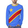 Демократическая Республика Конго Флаг 3D Мужская Женская Круглая Футболка Повседневная Футболка С Длинным Рукавом Модный Пуловер Тренд Мужчины