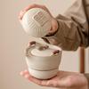 Portable Ru Kiln Ceramic Travel Tea Set