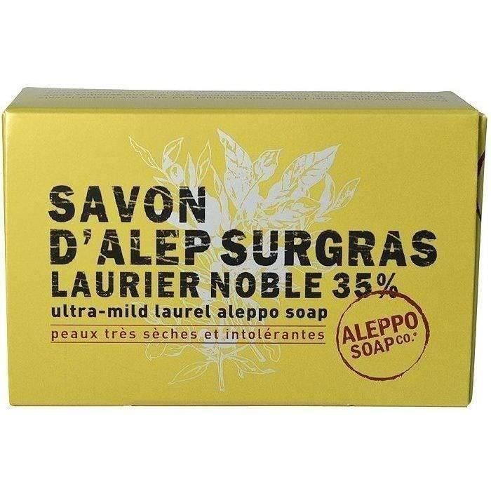 Savon d'Alep - Tadé - Surgras Laurier Noble 35% - Huile de laurier 35% - Huile d'olive - 150 g