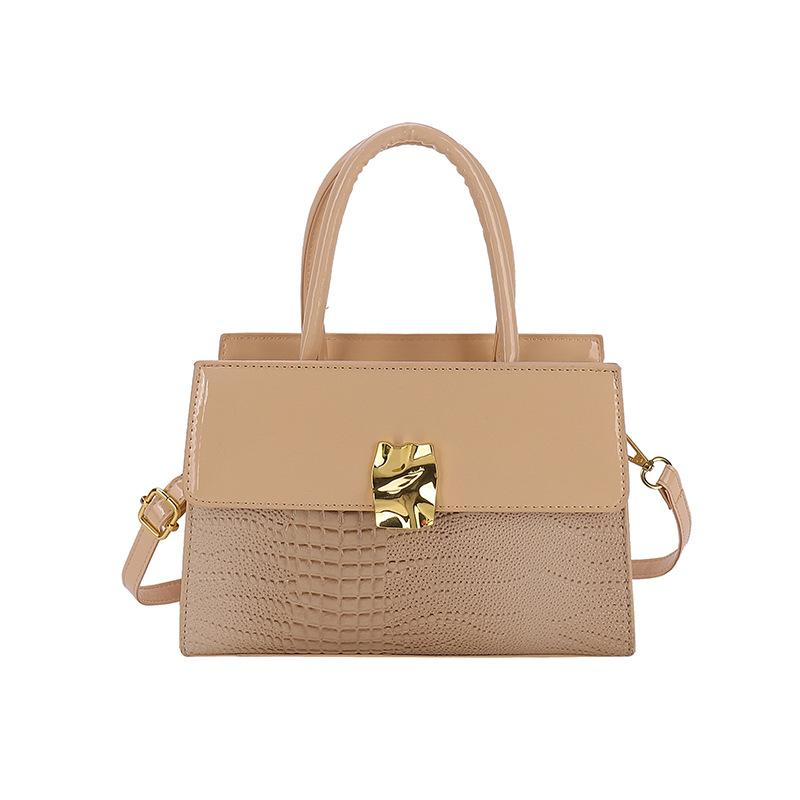 Европейская и американская сумка в стиле ретро с крокодиловым узором, женская сумка 2023 года, новые трендовые сумки, высококачественная модная сумка-мессенджер на одно плечо