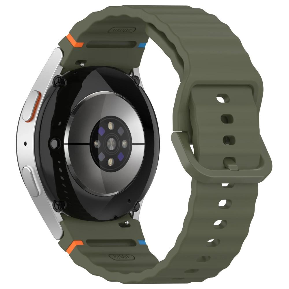 Официальный силиконовый ремешок для Samsung Galaxy Watch 7/FE/6/5/4 44мм 40мм Браслет наручный Galaxy Watch 6 4 Classic 47/43/46/42мм