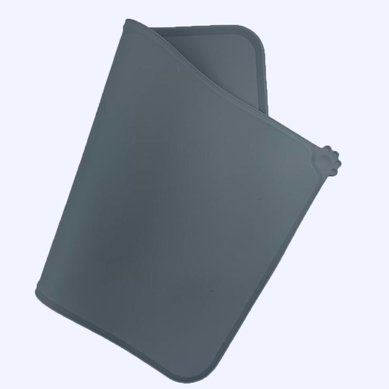 Новый водонепроницаемый коврик для домашних животных для собак и кошек, однотонный силиконовый коврик для корма для домашних животных, миска для домашних животных, коврик для питья, подставка для кормления собак, легко моется