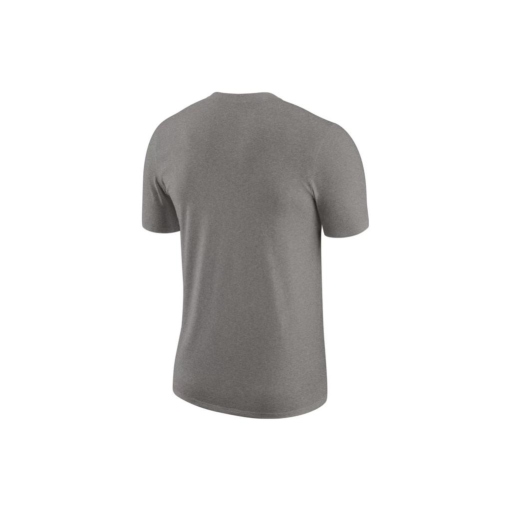 Nike Футболка мужская спортивная с коротким рукавом и принтом букв, серая DR6468-063