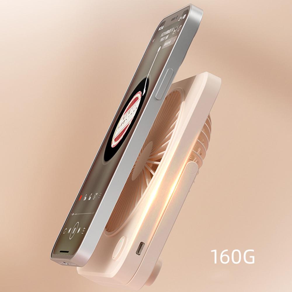 W70 Ультратонкий настольный мини-вентилятор с USB-зарядкой, 3 скорости, охлаждающий вентилятор со складной подставкой