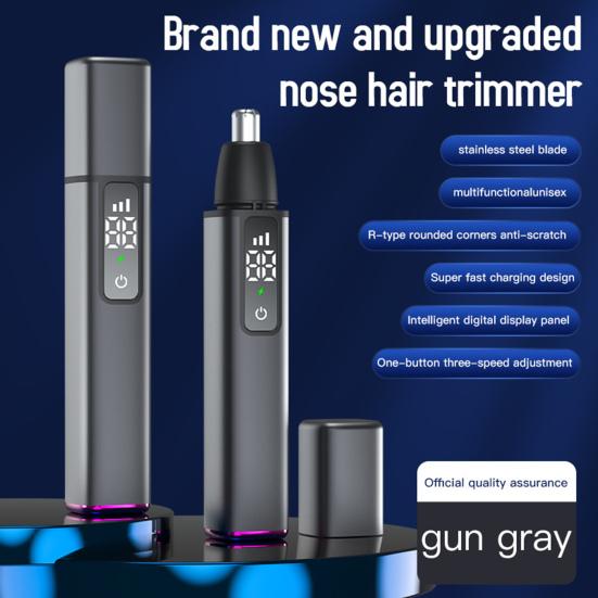 Electric Nose Hair Trimmer Washable Painless Nose Hair Clipper for Men Women Precision Trimming Tools