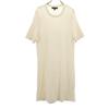 Five-quarter Sleeve Knit One Piece L Off White Women Used