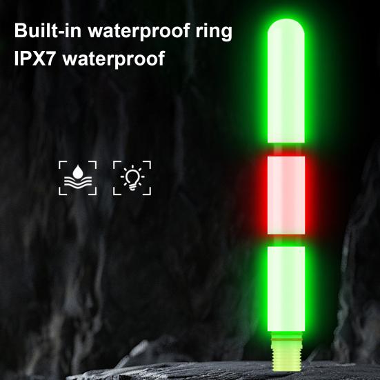 1 комплект светодиодных поплавков для рыбалки, водонепроницаемый, с высокой видимостью, для дальнего заброса, светящийся буй, поплавок, аксессуары для ловли карпа в соленой и пресной воде